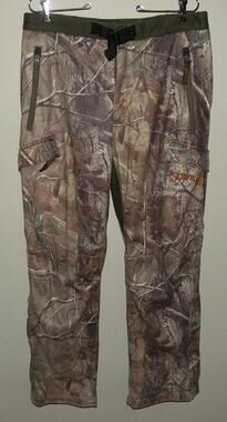 Scent-Lok Mens Large 34 x 31 Cargo Hunting Pants Realtree ap Camo Zipper Pockets